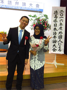 日本語弁論大会の写真