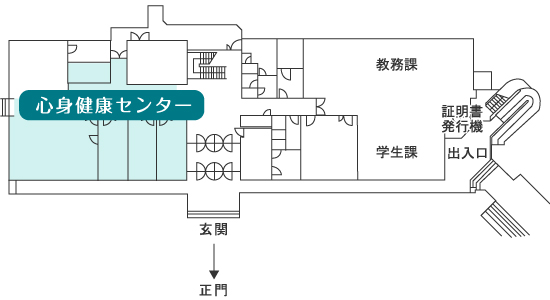 本部棟1階平面図