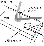 摩擦による発熱を利用してパイプ内の湯を沸かす