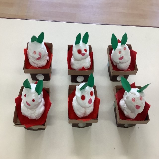小学部1組(1,2年生)お餅うさぎ