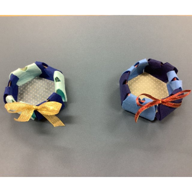 パッチワーク班「小物入れ」