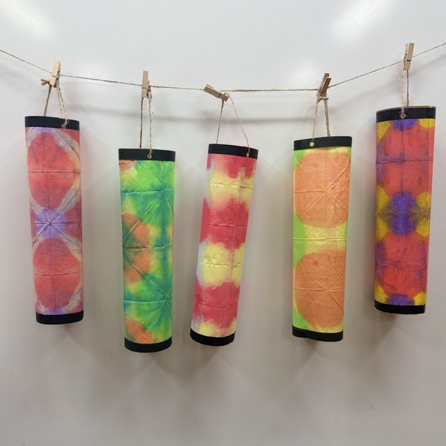 中学部 美術Aグループ①「ランプシェード」