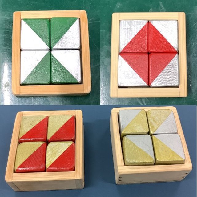 木工班「パズルキューブ」