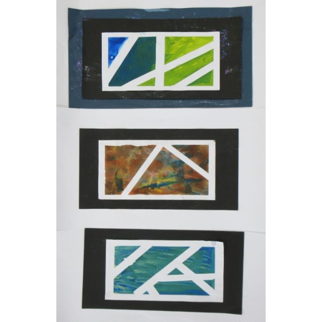 中学部Aグループ「カラフルな世界」