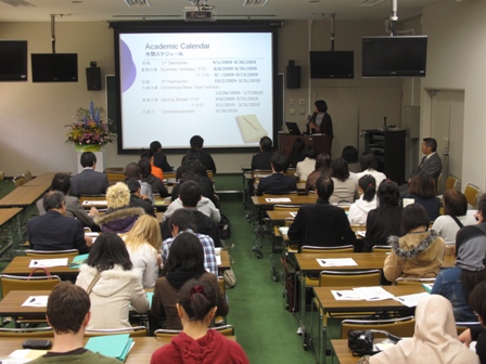 留学生入学式・オリエンテーション02