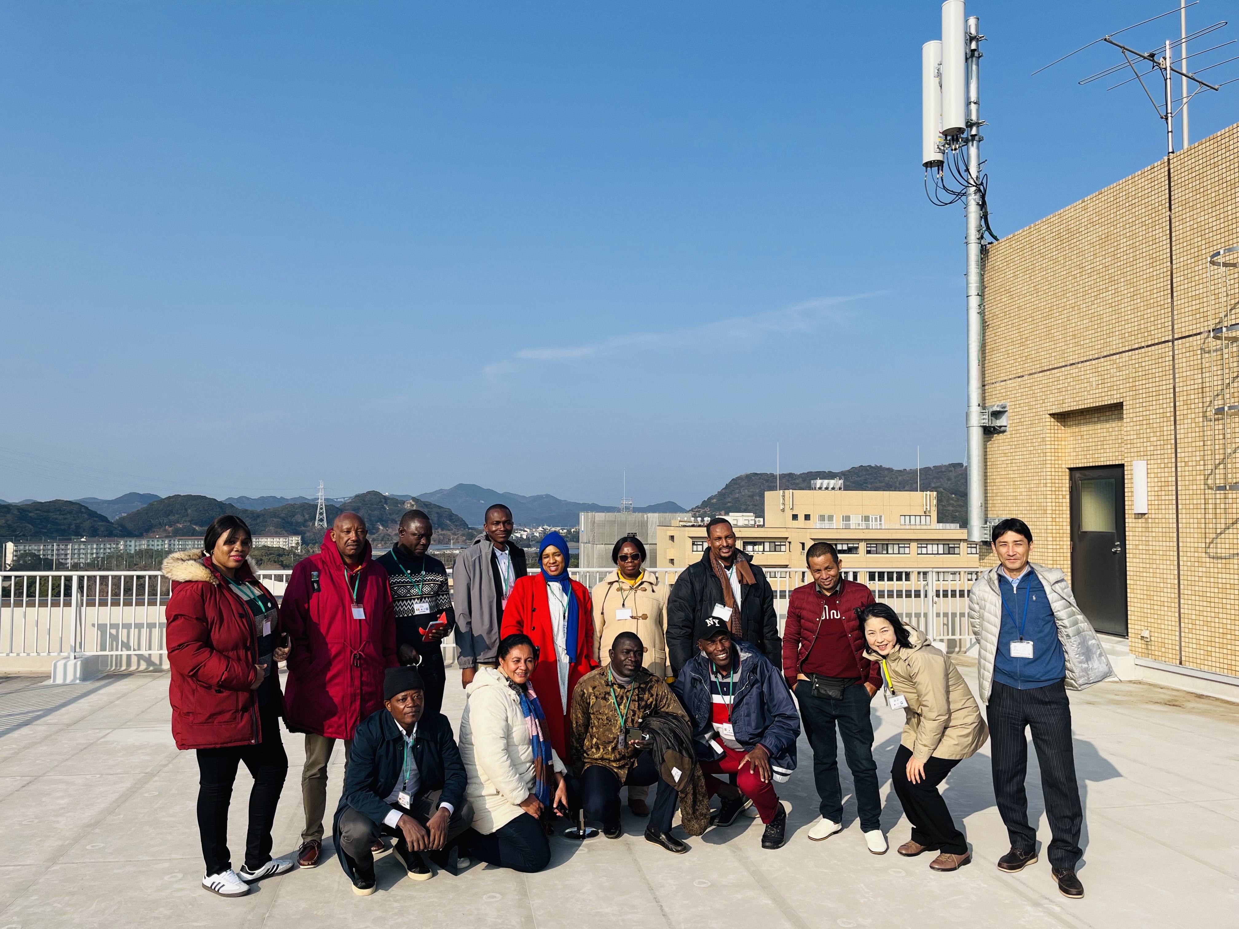 仏語圏アフリカ　共通研究Ａ棟屋上