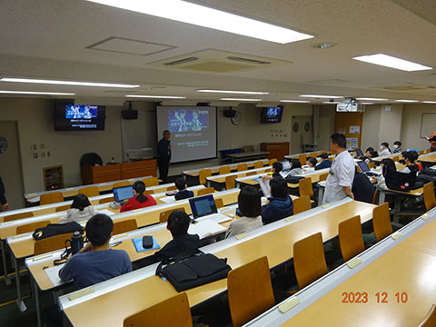 令和5年12月10日医学領域Ⅰの様子の写真