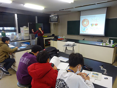 令和6年2月4日地学領域の様子の写真