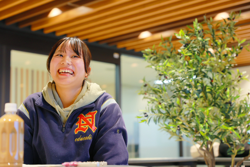 教育実習について語る安福琴音さん